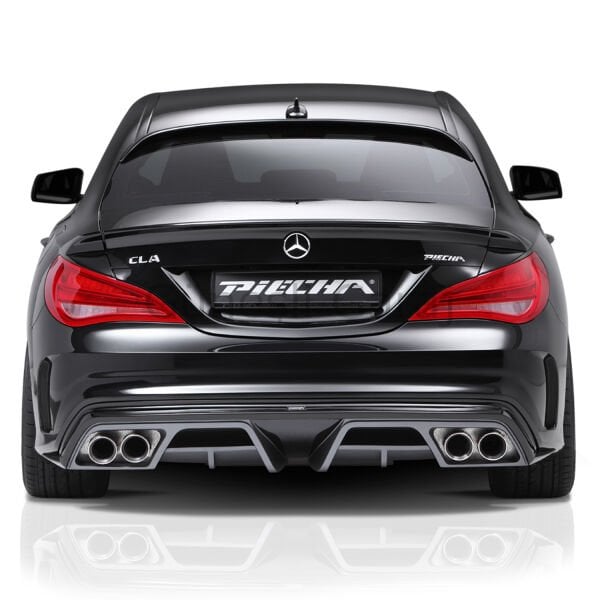 Mercedes W117 CLA Serisi AMG Piecha Arka Tampon Difüzör (Plastik)