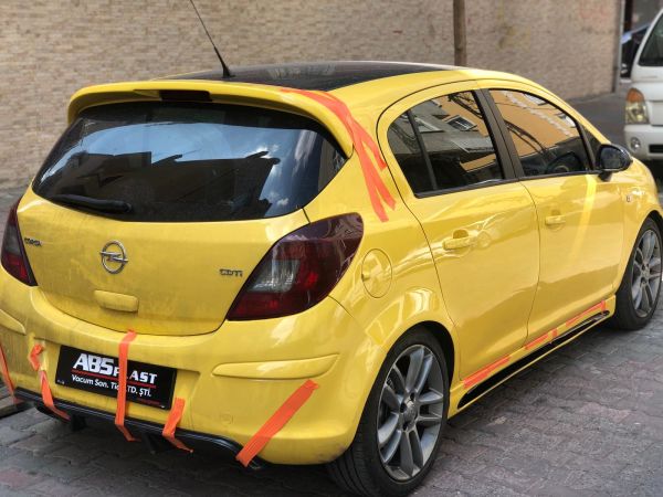 Opel Corsa D Rieger Yan Marşpiyel (Plastik)