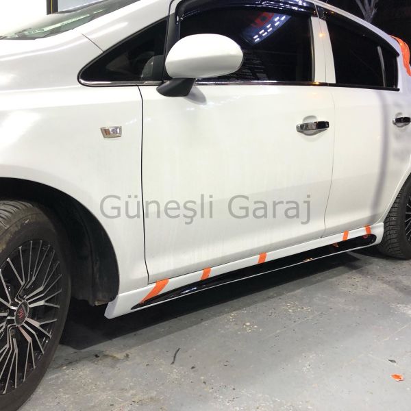 Opel Corsa D Rieger Yan Marşpiyel (Plastik)