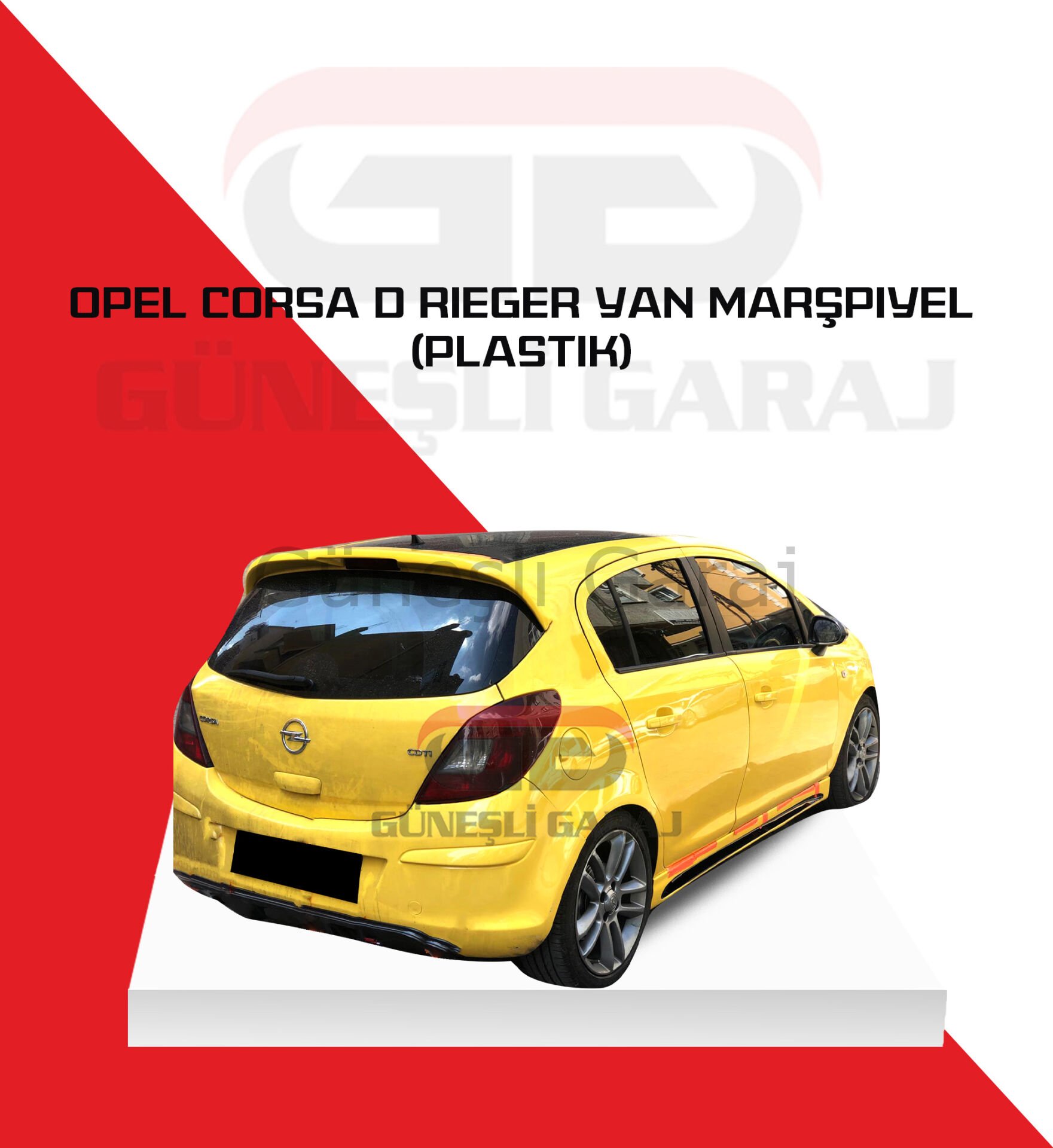 Opel Corsa D Rieger Yan Marşpiyel (Plastik)