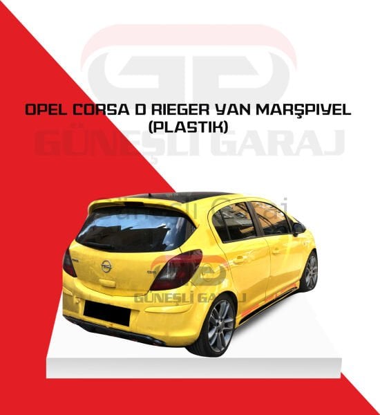 Opel Corsa D Rieger Yan Marşpiyel (Plastik)