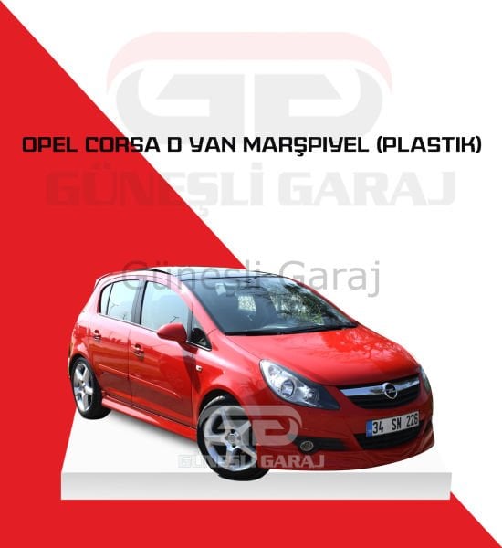 Opel Corsa D Yan Marşpiyel (Plastik)