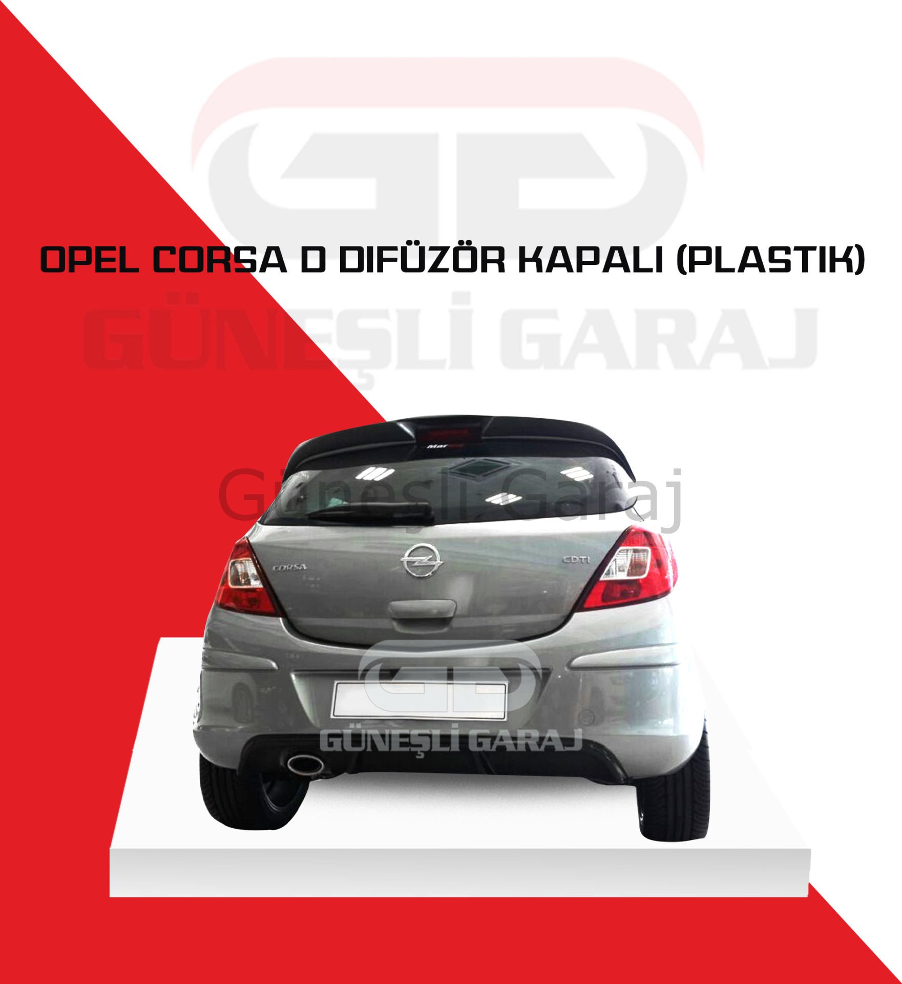 Opel Corsa D Difüzör Kapalı (Plastik)