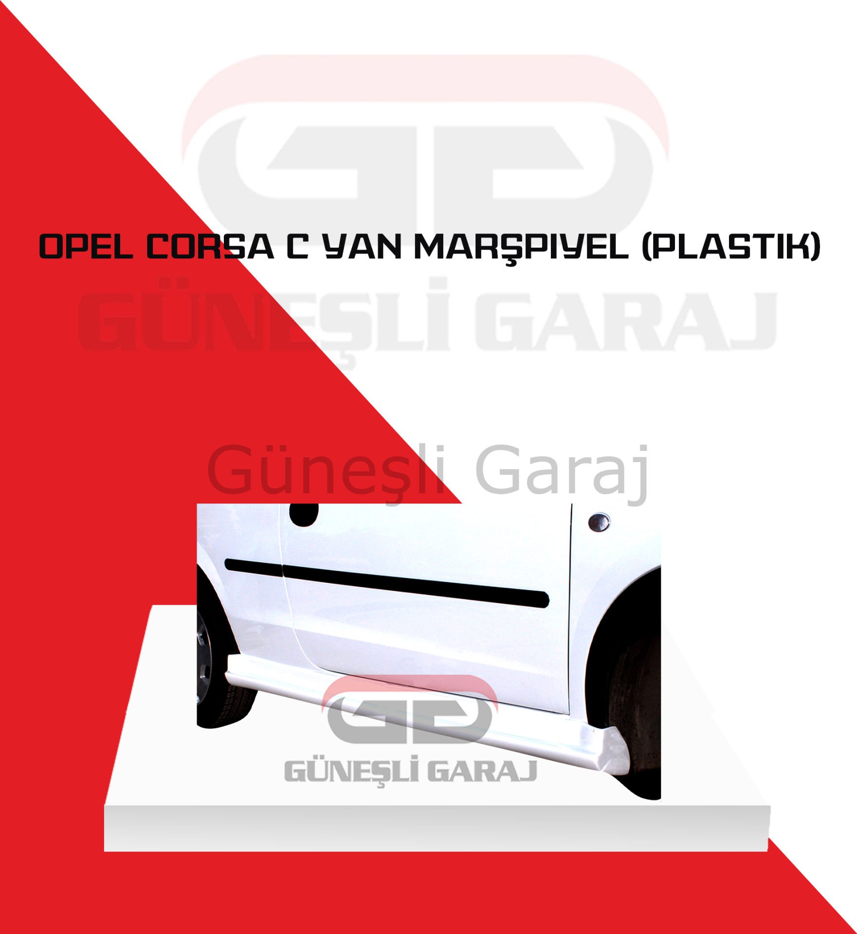 Opel Corsa C Yan Marşpiyel (Plastik)