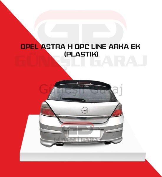 Opel Astra H OPC Line Arka Ek (Plastik)