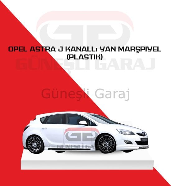 Opel Astra J Kanallı Yan Marşpiyel (Plastik)