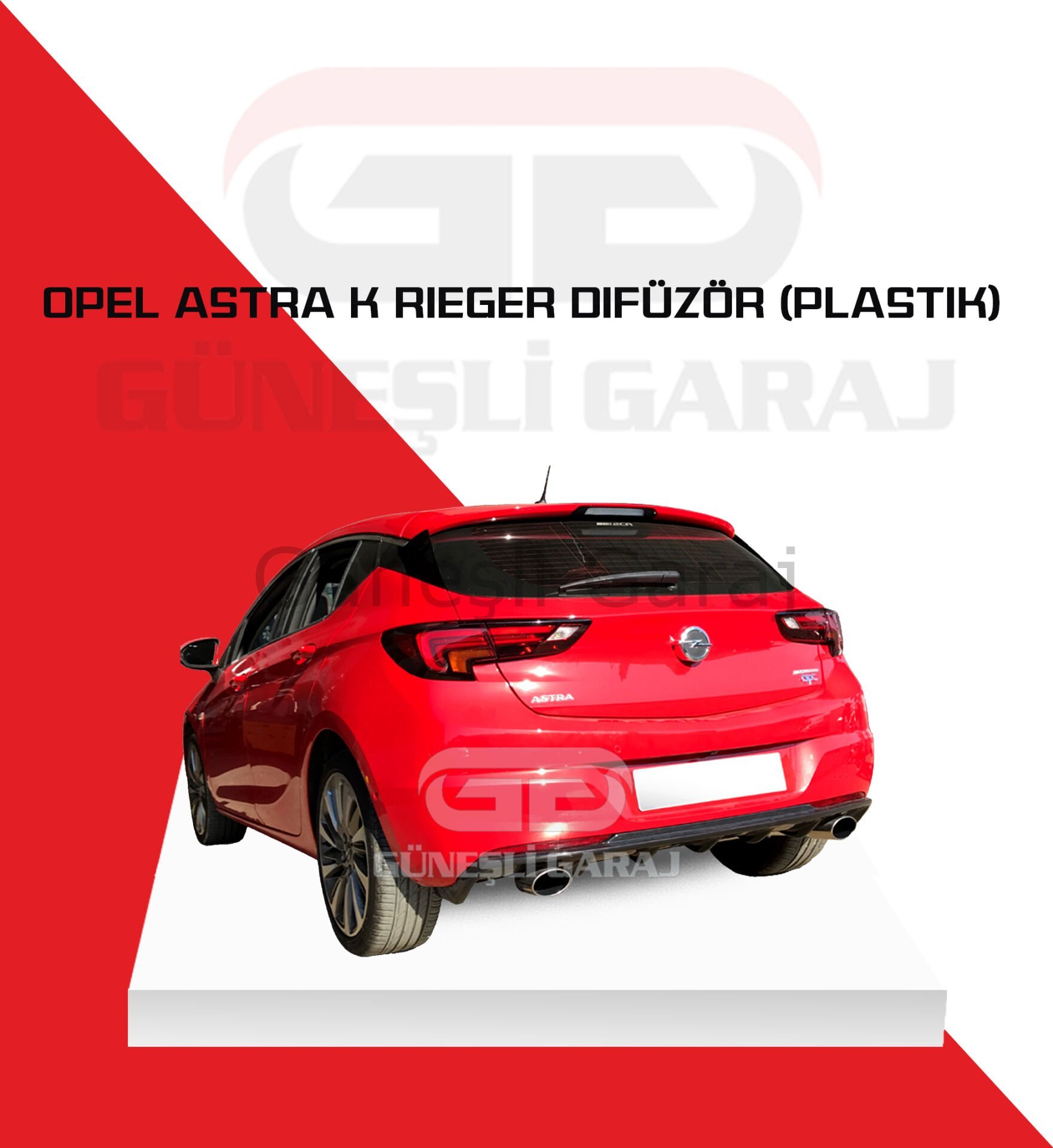 Opel Astra K Rieger Difüzör (Plastik)