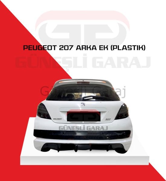 Peugeot 207 Arka Ek (Plastik)