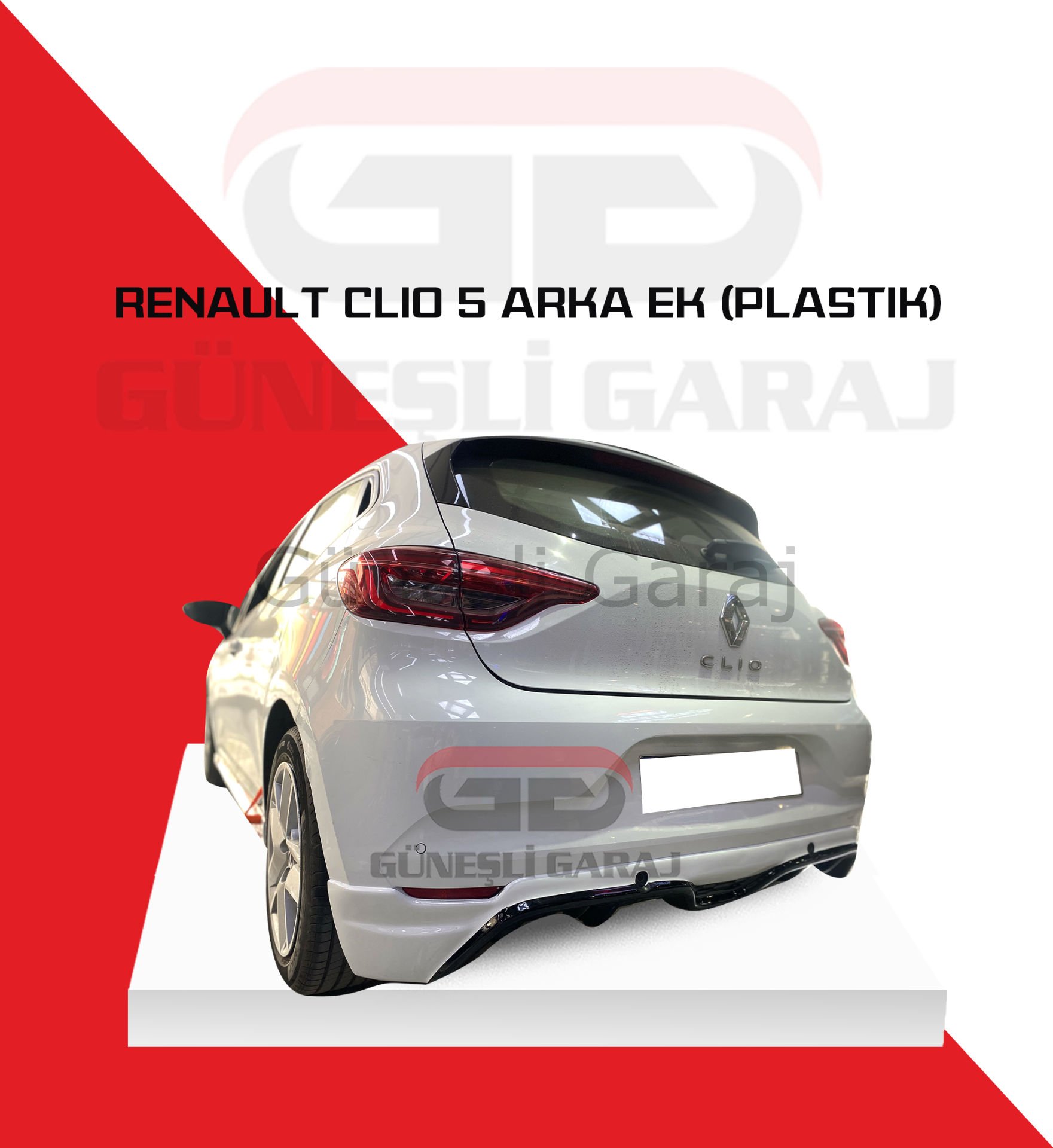 Renault Clio 5 Arka Ek (Plastik)