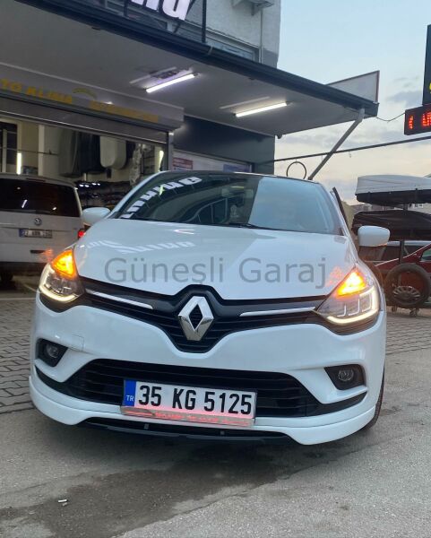 Renault Clio 4 Makyajsız Ön Ek 2 Parça (Plastik)