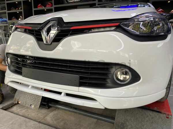 Renault Clio 4 Makyajsız Ön Ek 2 Parça (Plastik)