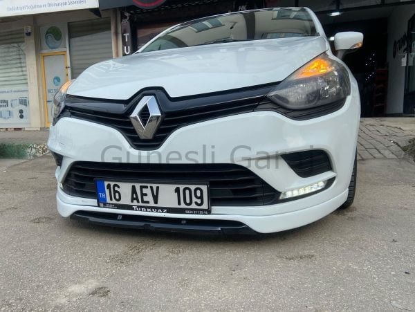 Renault Clio 4 Makyajlı Ön Ek 2 Parça (Plastik)