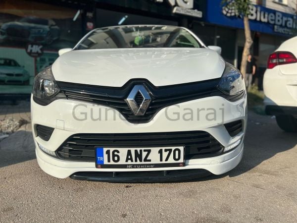 Renault Clio 4 Makyajlı Ön Ek 2 Parça (Plastik)