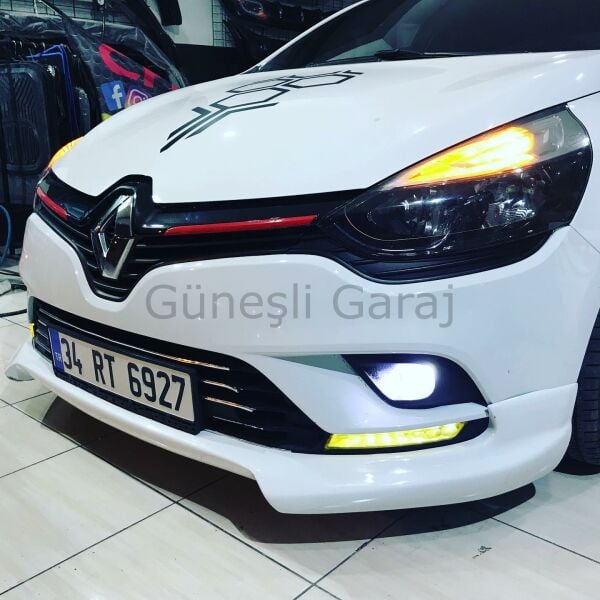 Renault Clio 4 Makyajlı Ön Ek (Plastik)