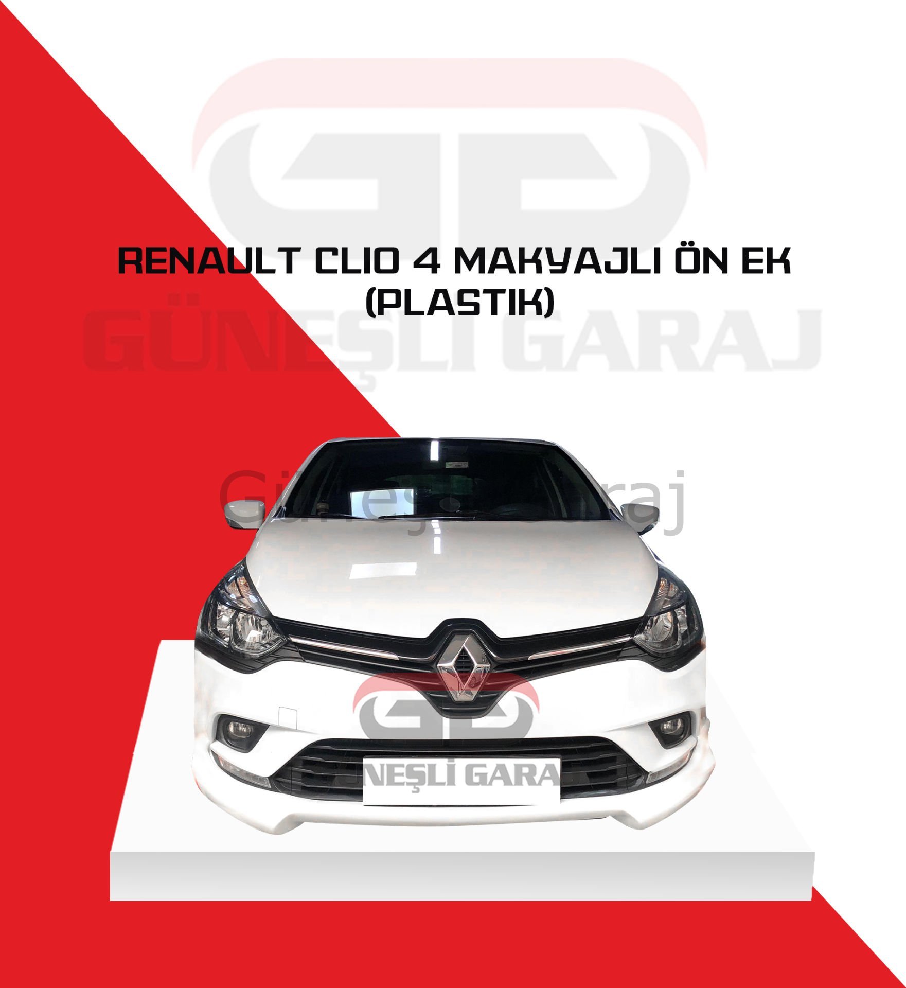 Renault Clio 4 Makyajlı Ön Ek (Plastik)