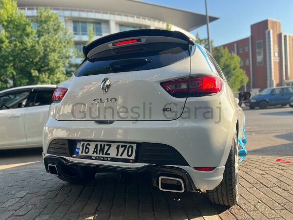 Renault Clio 4 RS Egzoz Görünümlü Difüzör (Plastik)