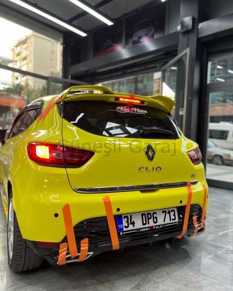 Renault Clio 4 Egzoz Görünümlü Difüzör (Plastik)