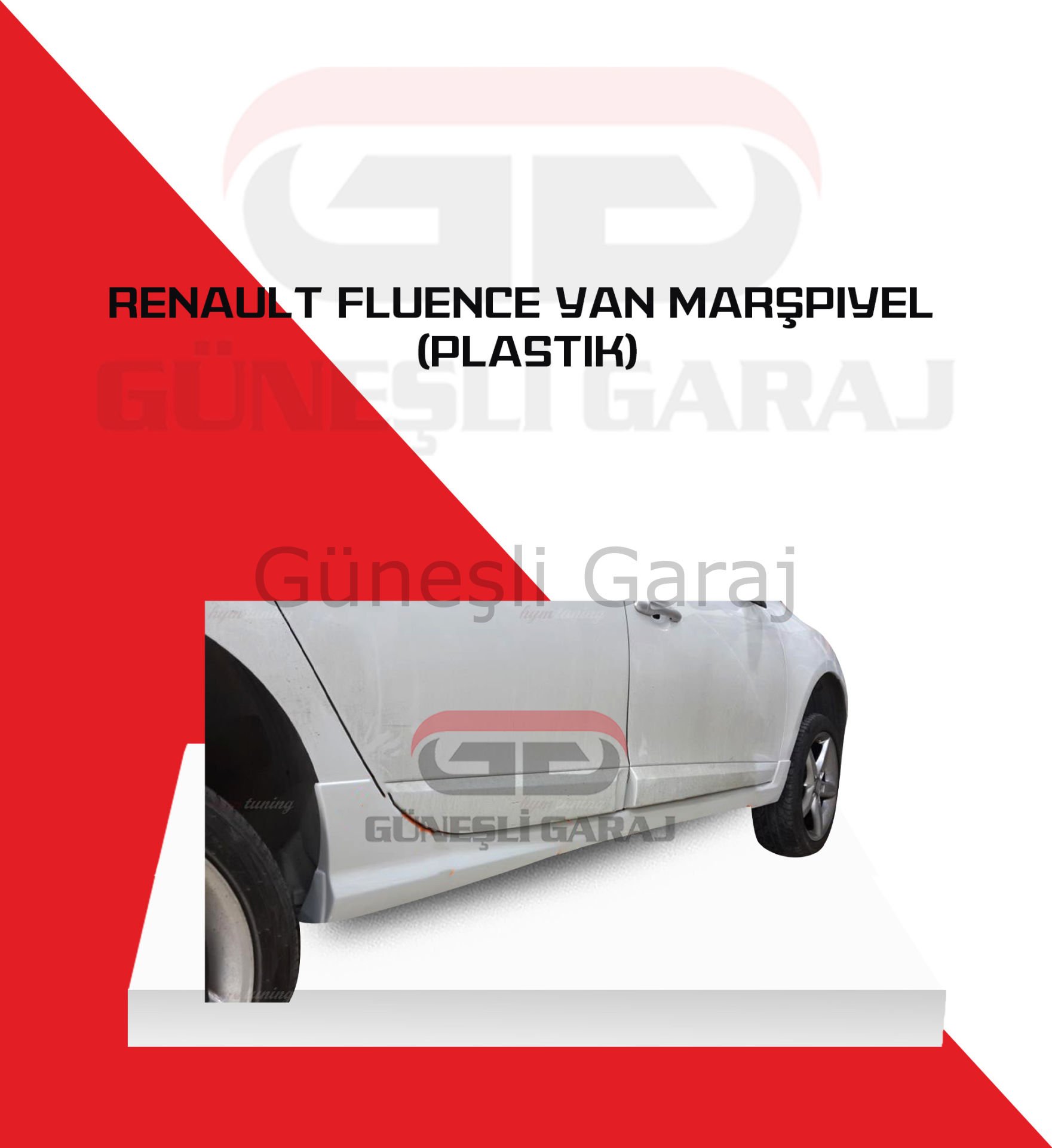 Renault Fluence Yan Marşpiyel (Plastik)
