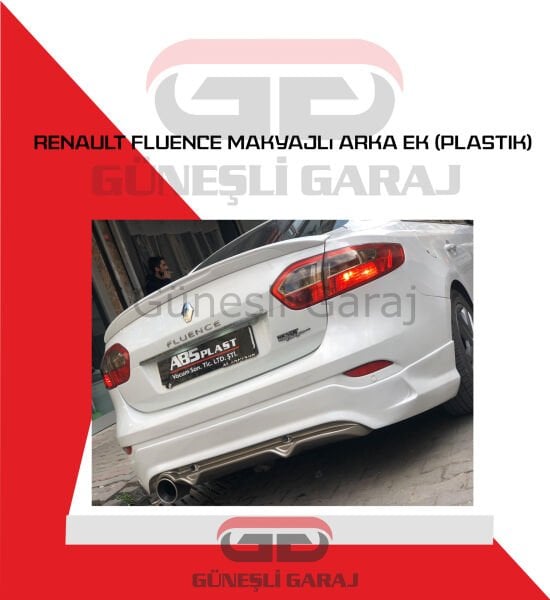 Renault Fluence Arka Ek Makyajlı (Plastik)