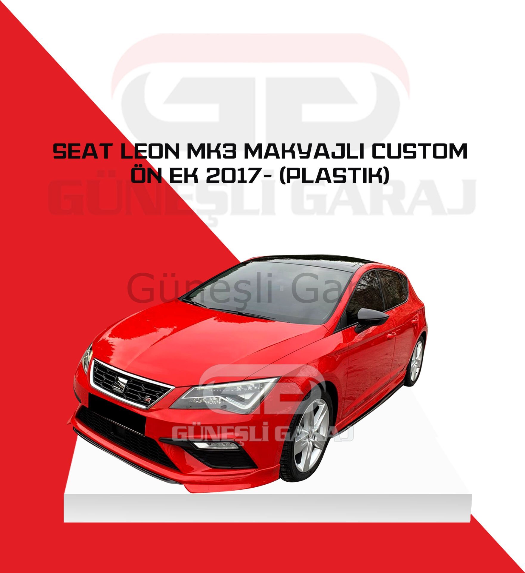 Seat Leon Mk3 Fr 2017-2020 Custom Ön Ek (Plastik)