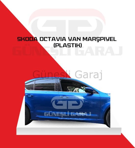 Skoda Octavia Yan Marşpiyel (Plastik)