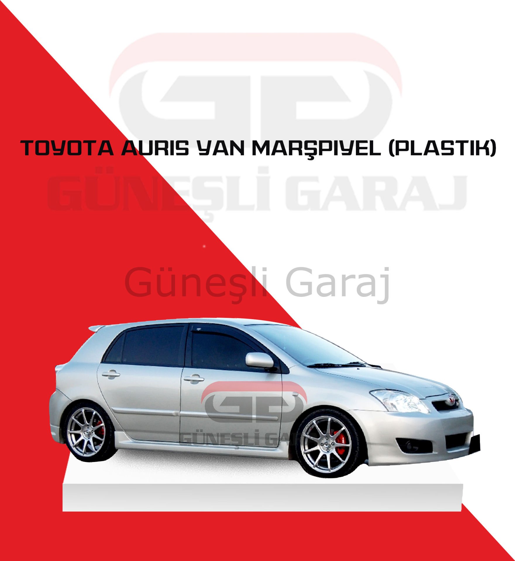 Toyota Auris Yan Marşpiyel (Plastik)