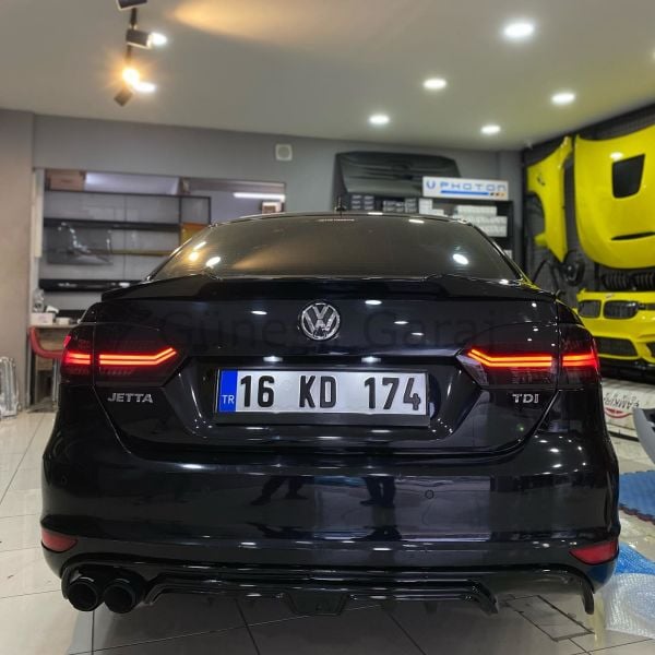 Volkswagen Jetta Makyajlı 2014 - Sonrası Custom Difüzör (Plastik)