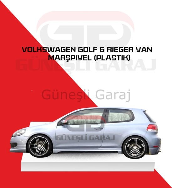 Volkswagen Golf 6 Rieger Yan Marşpiyel (Plastik)