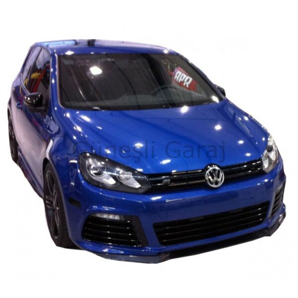 Volkswagen Golf 6 3 Parça Ön Lip (Plastik)
