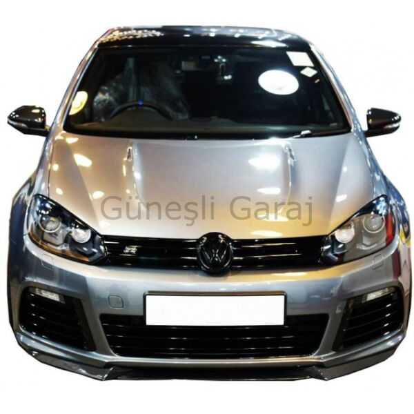 Volkswagen Golf 6 3 Parça Ön Lip (Plastik)