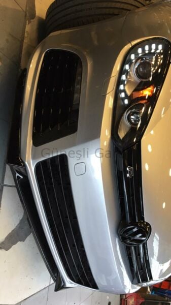 Volkswagen Golf 6 3 Parça Ön Lip (Plastik)