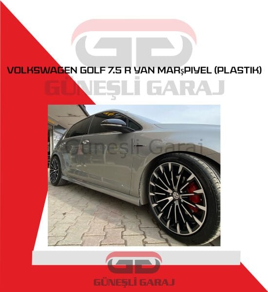 Volkswagen Golf 7.5 R Yan Marşpiyel (Plastik)