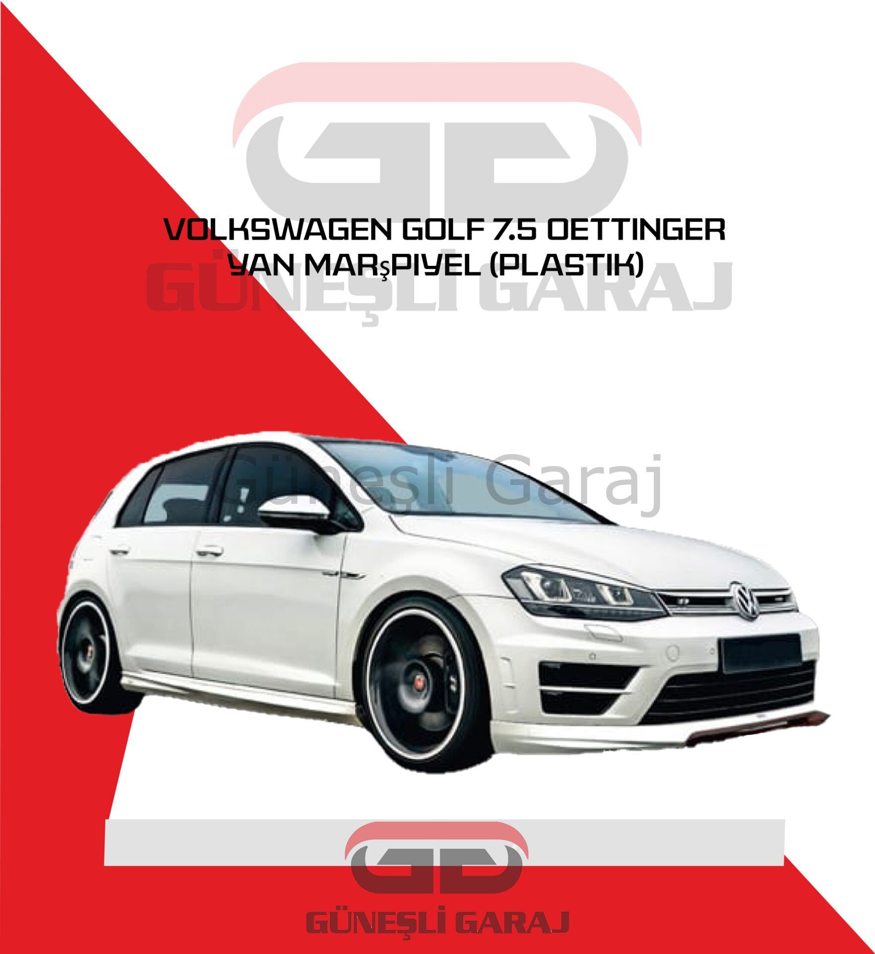 Volkswagen Golf 7.5 Oettinger Yan Marşpiyel (Plastik)
