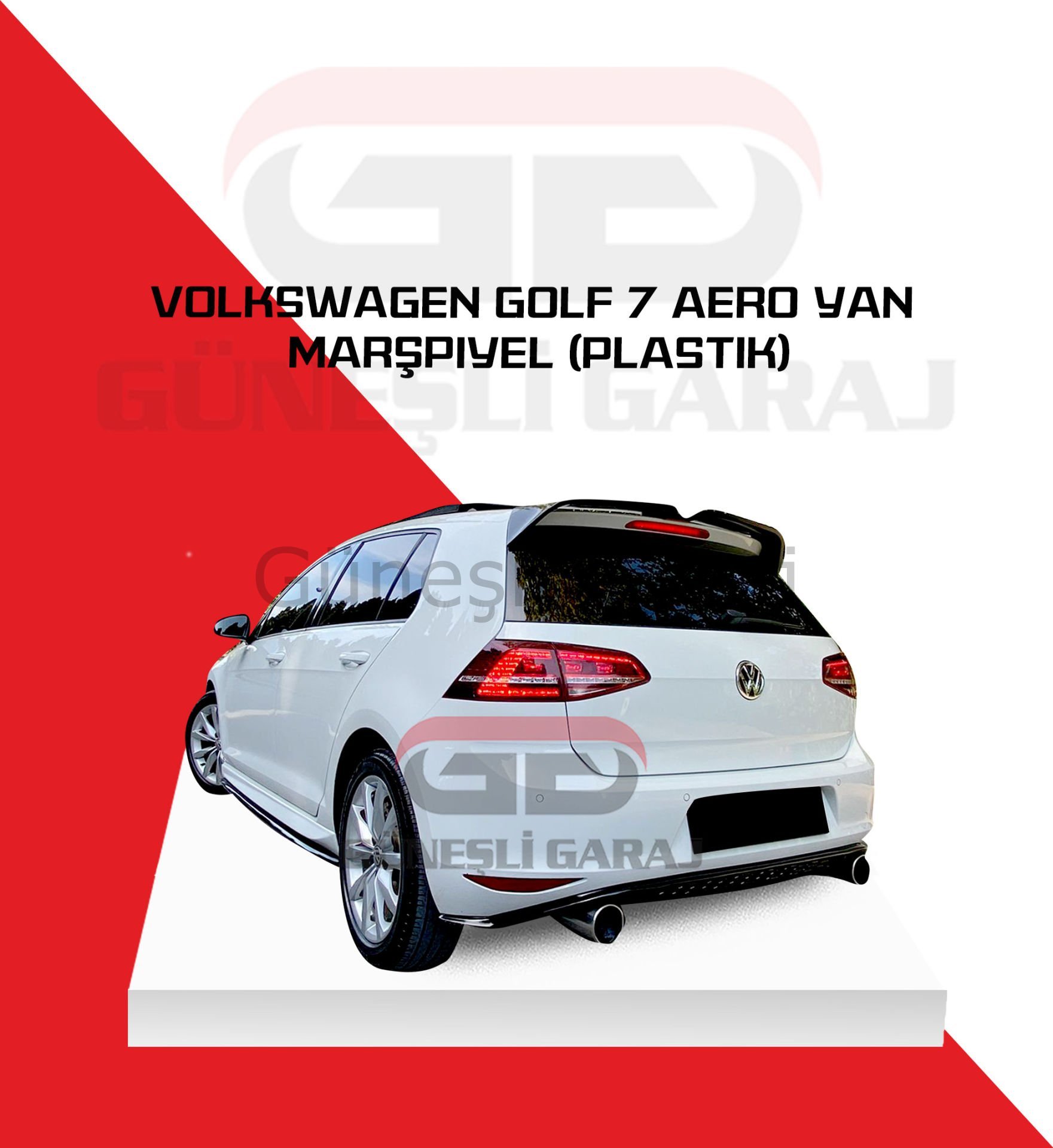 Volkswagen Golf 7 Aero Yan Marşpiyel (Plastik)