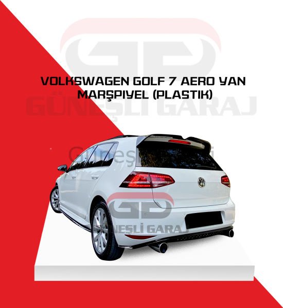Volkswagen Golf 7 Aero Yan Marşpiyel (Plastik)