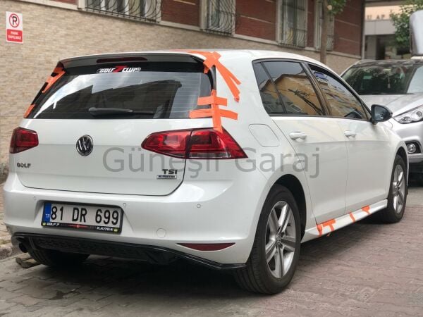Volkswagen Golf 7 Gti Difüzör (Plastik)