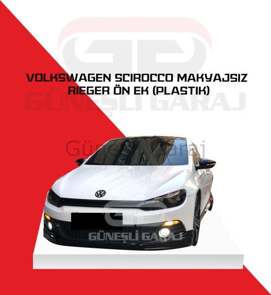 Volkswagen Scirocco Makyajsız Rieger Ön Ek (Plastik)