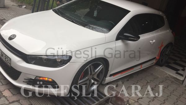 Volkswagen Scirocco Rieger Yan Marşpiyel (Plastik)