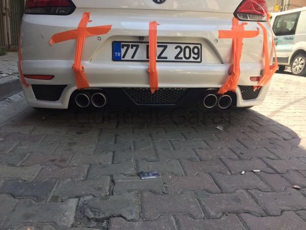 Volswagen Scirocco Makyajsız Rieger Arka Ek (Plastik)