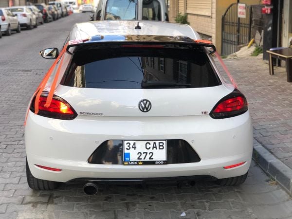 Volkswagen Scirocco Makyajsız Tek Çıkış Difüzör (Plastik)