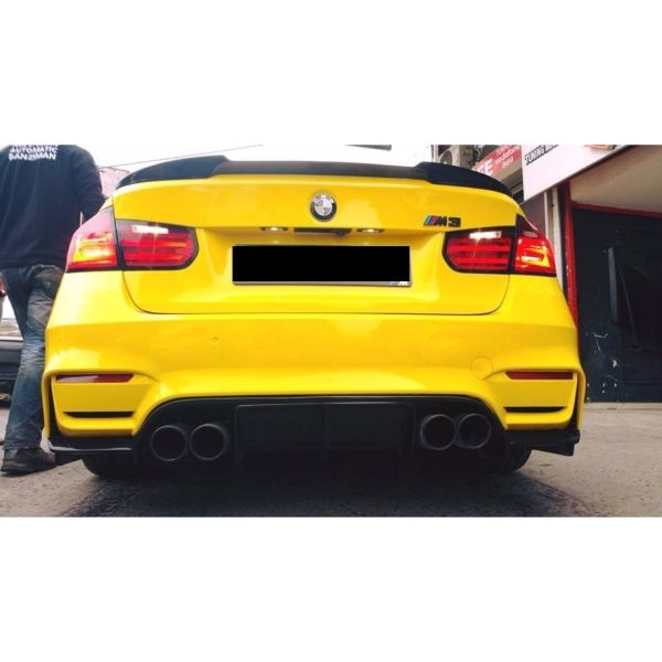Bmw F30 - F80 M3 2012-2018 Vorsteiner Set 3 Parça Difüzör (Plastik)