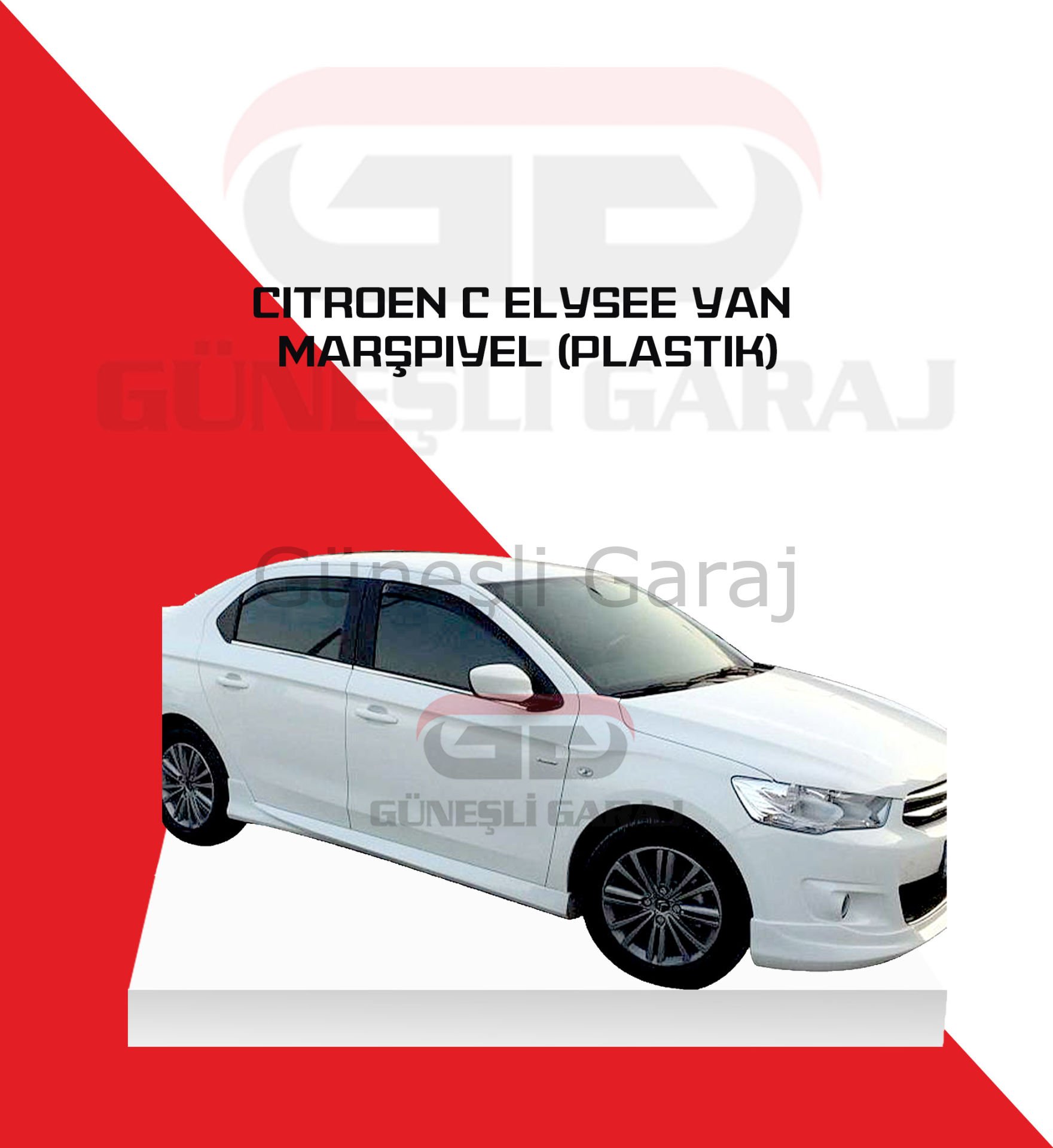 Citroen C Elysee Yan Marşpiyel (Plastik)