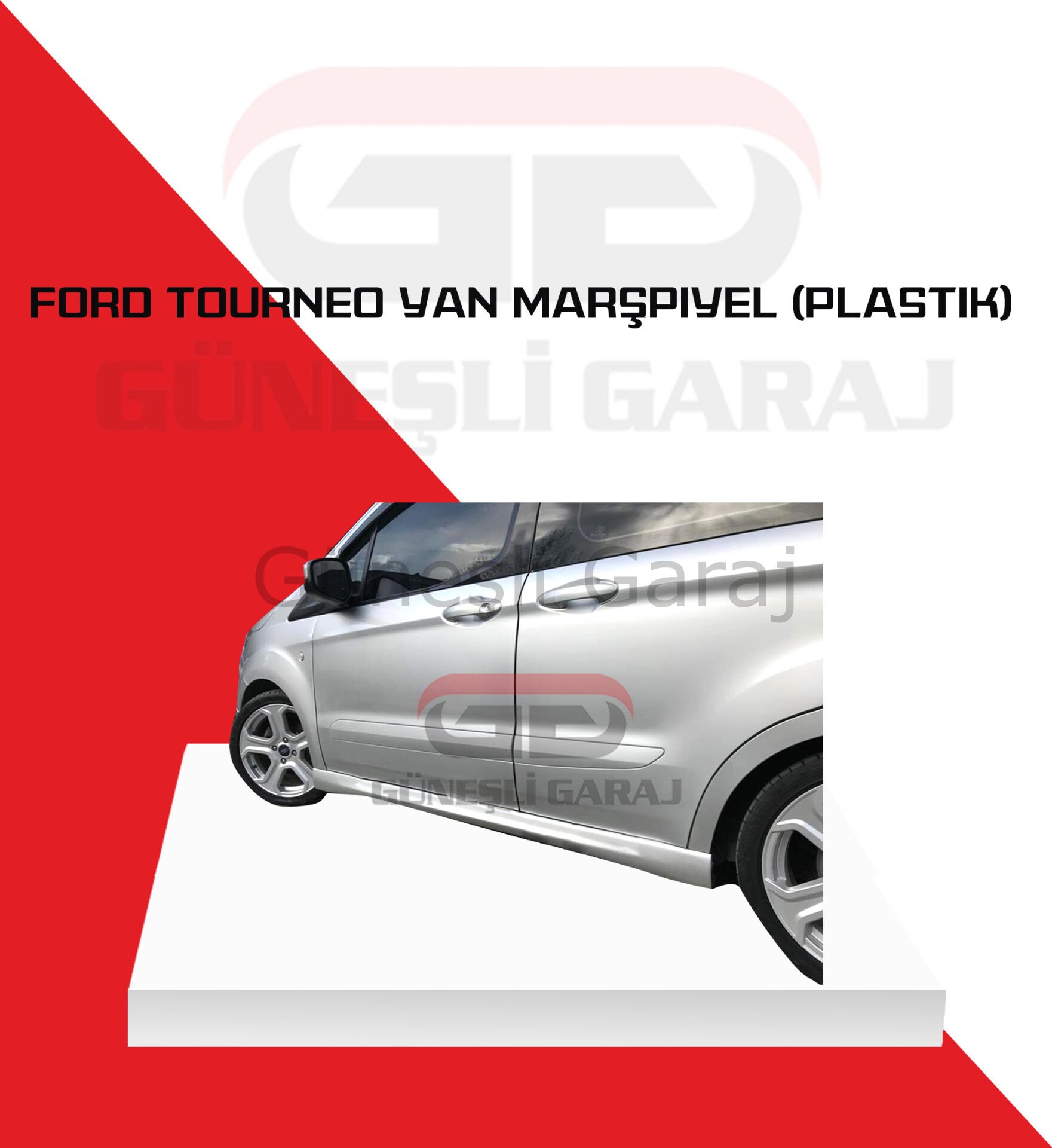 Ford Tourneo Courier Yan Marşpiyel (Plastik)