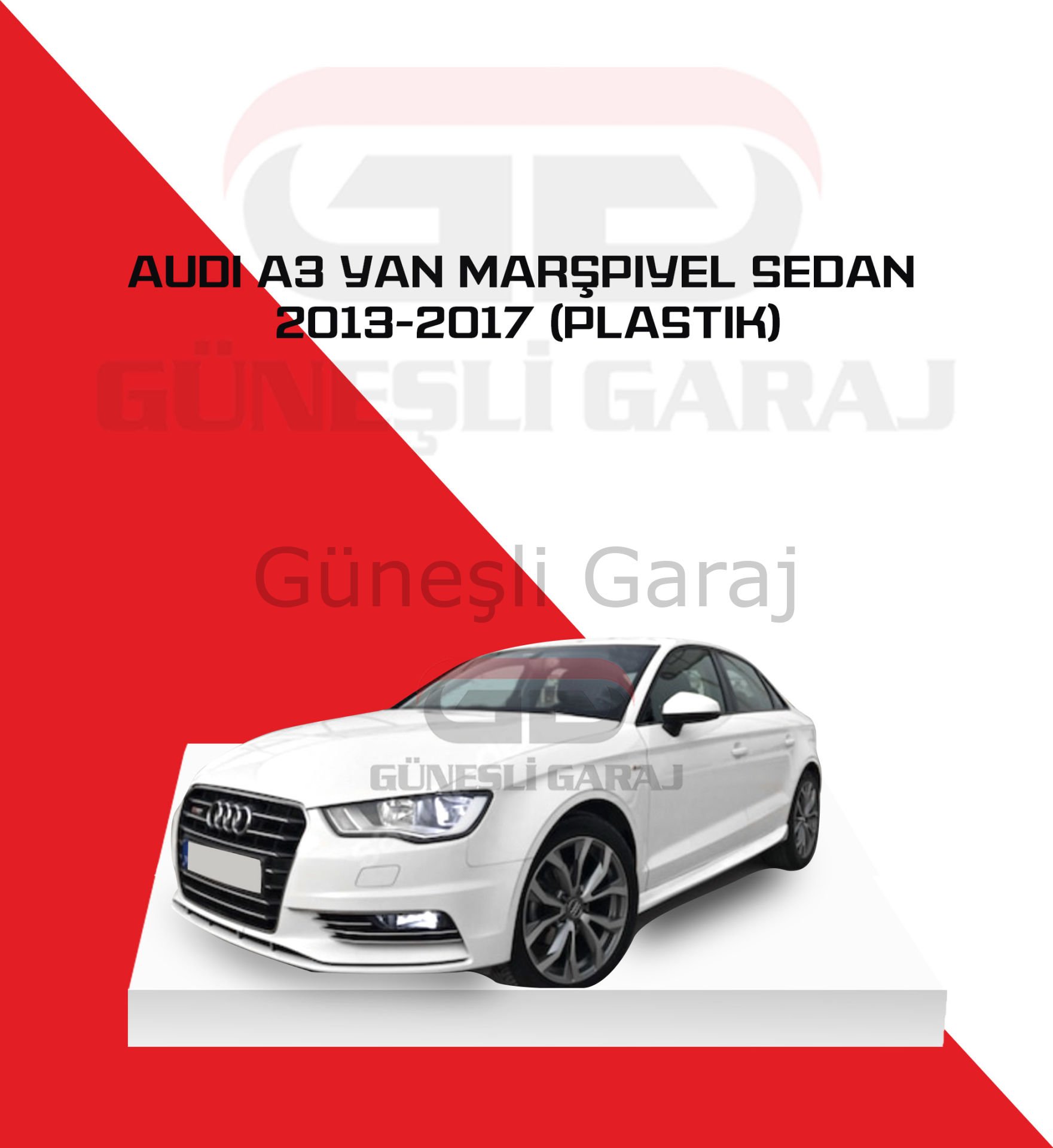 Audi A3 Yan Marşpiyel Sedan 2013-2017 (Plastik)