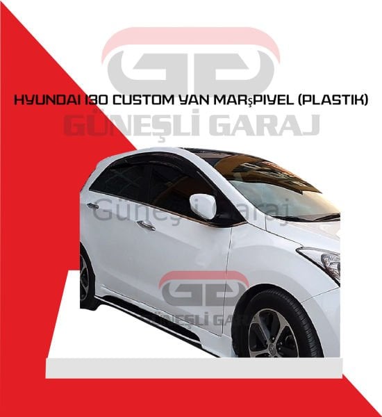 Hyundai İ30 Custom Yan Marşpiyel (Plastik)