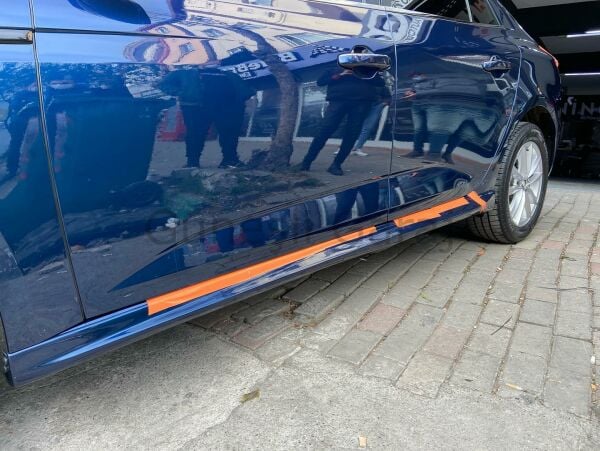 Renault Megane 4 Sedan Yan Marşpiyel (Plastik)