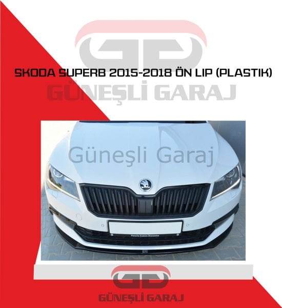 Skoda Superb 2015-2018 Ön Lip (Plastik)