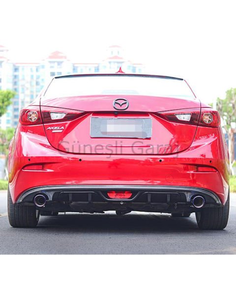Mazda 3 2014-2019 Çift Çıkış Difüzör (Plastik)